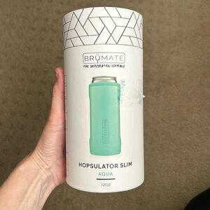 Brumate hopsulator slim aqua 12oz.